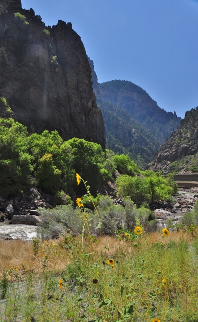 the Glenwood Canyon bike path